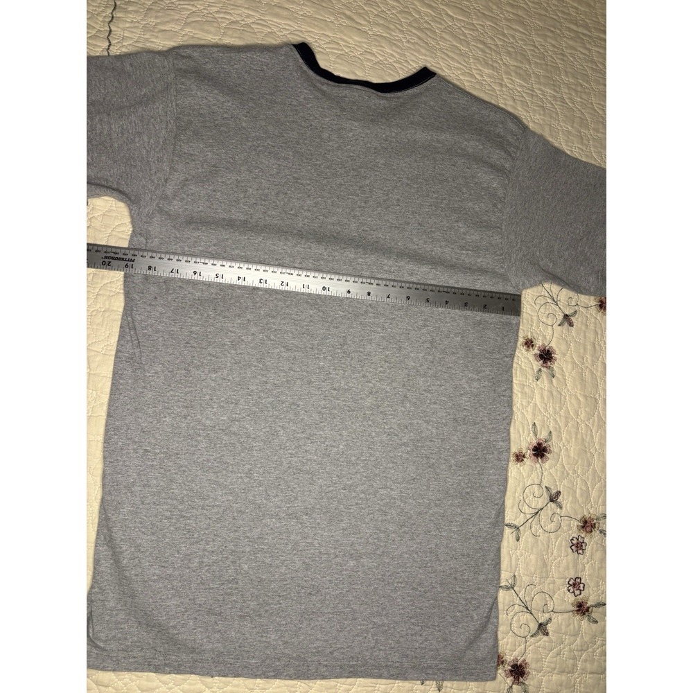 Margaritaville Graphic T-Shirt Mens Medium Grey Excellent Jimmy Buffett Ringer - Picture 4 of 5